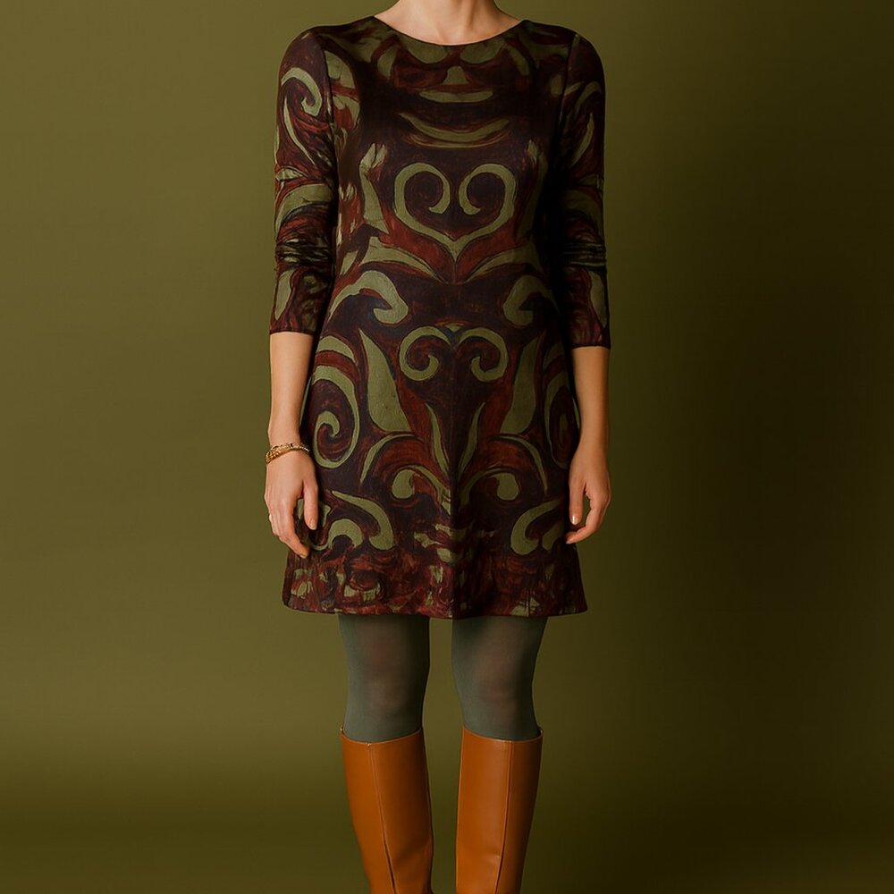 Multi colored gogo dress